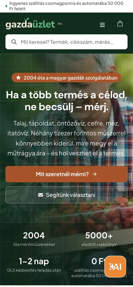 Gazdaüzlet – utána